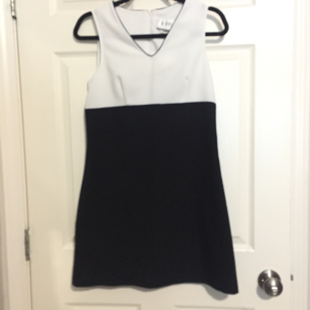 A. Byer California black and white dress.